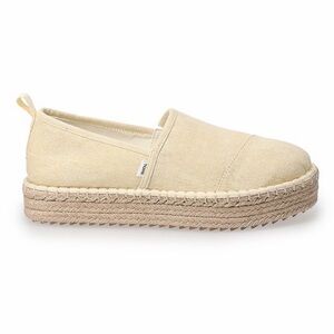 TOMS Women's Wren Tan Espadrille Flats